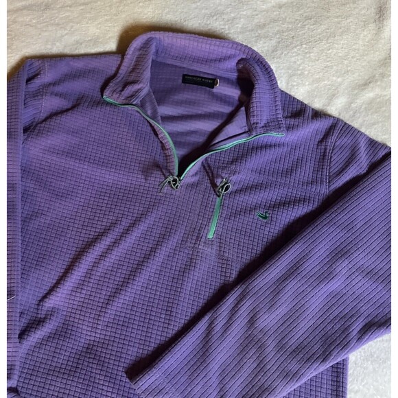 Southern Marsh Fieldtec Sweater Women's Sz Large Purple 1/4 Zip Fleece Pullover - Picture 3 of 7
